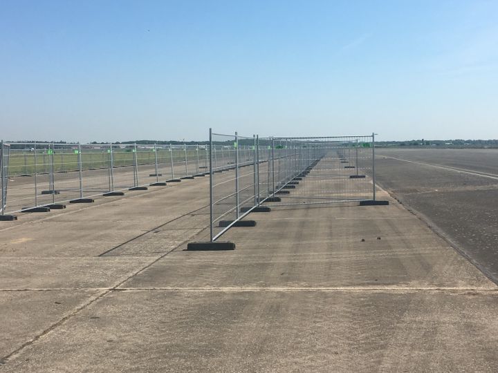 Clôtures mobiles grillagées (3,50 m)